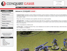 Tablet Screenshot of conquest-games.co.uk